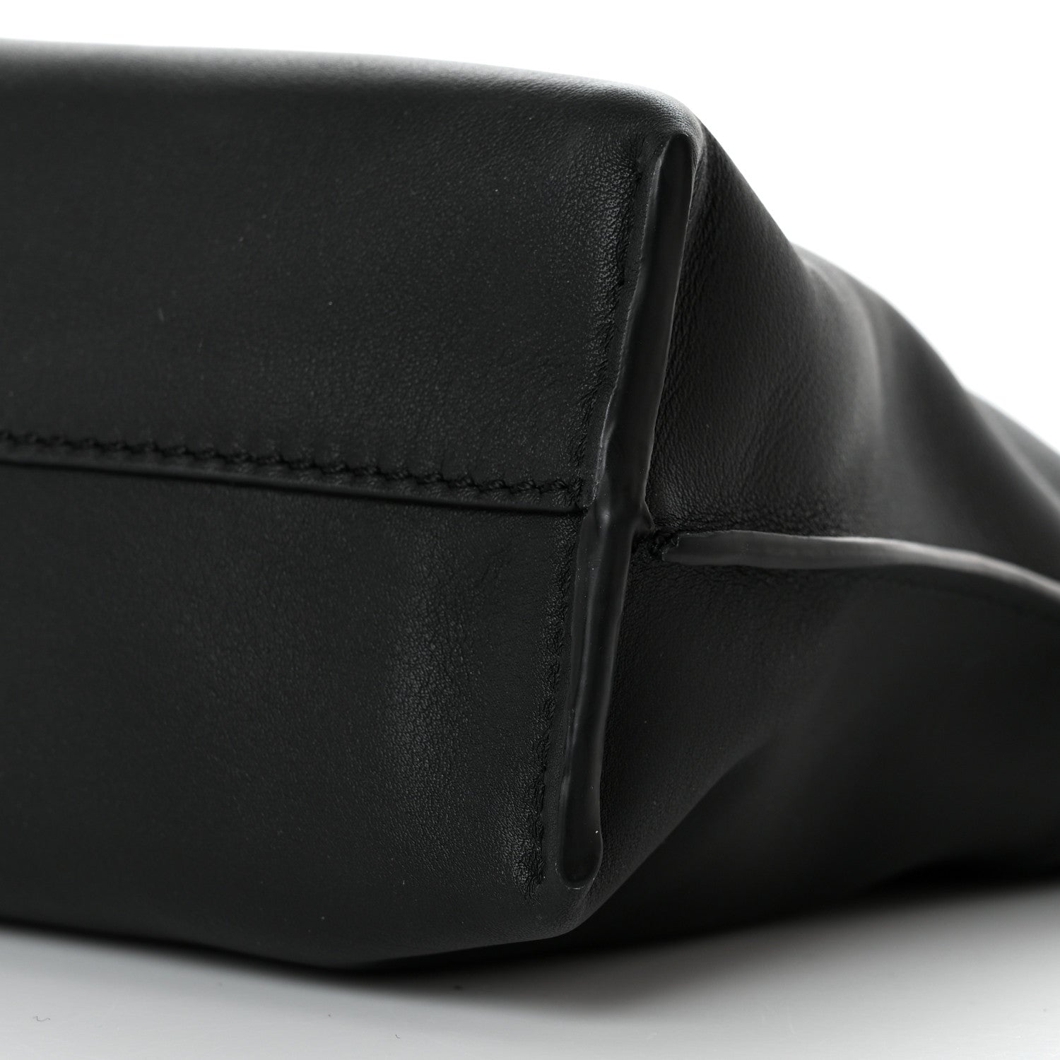 Loewe Calfskin Mini Flamenco Knot Clutch Black 10 of 11