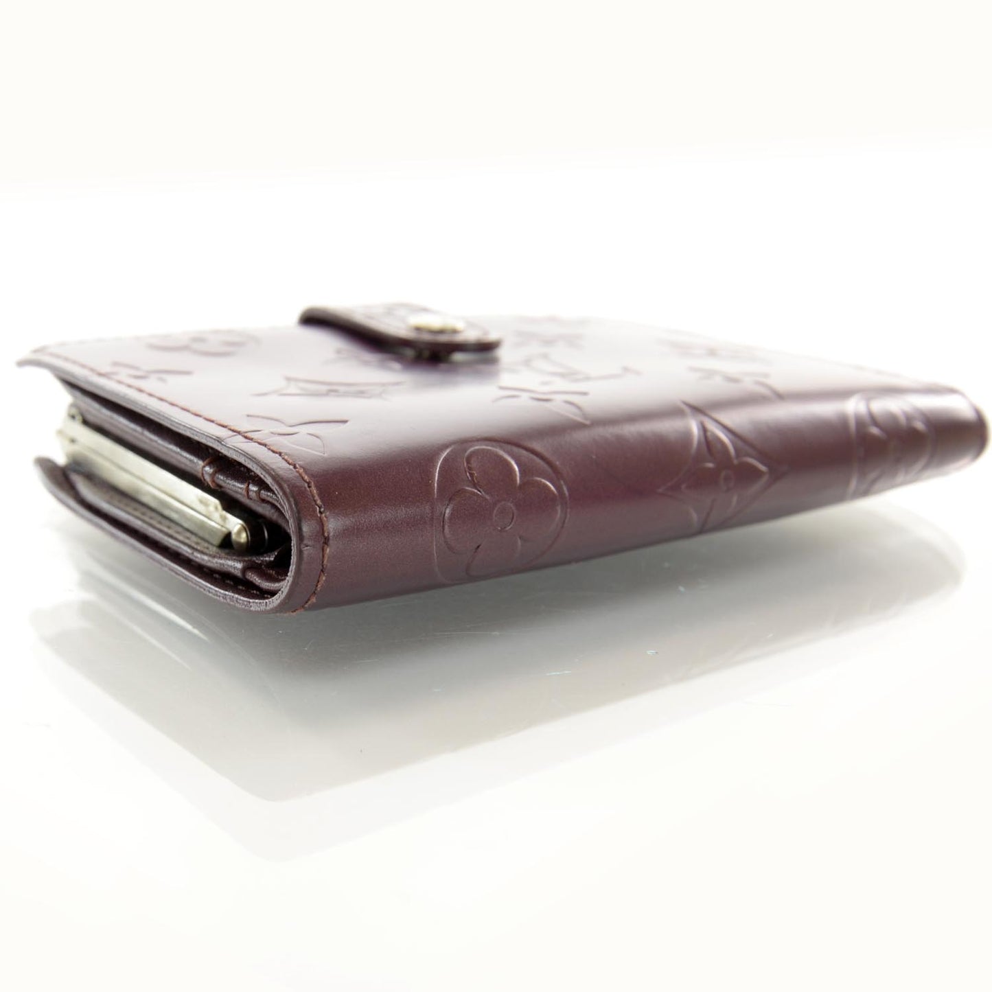 Mat French Purse Wallet Violet