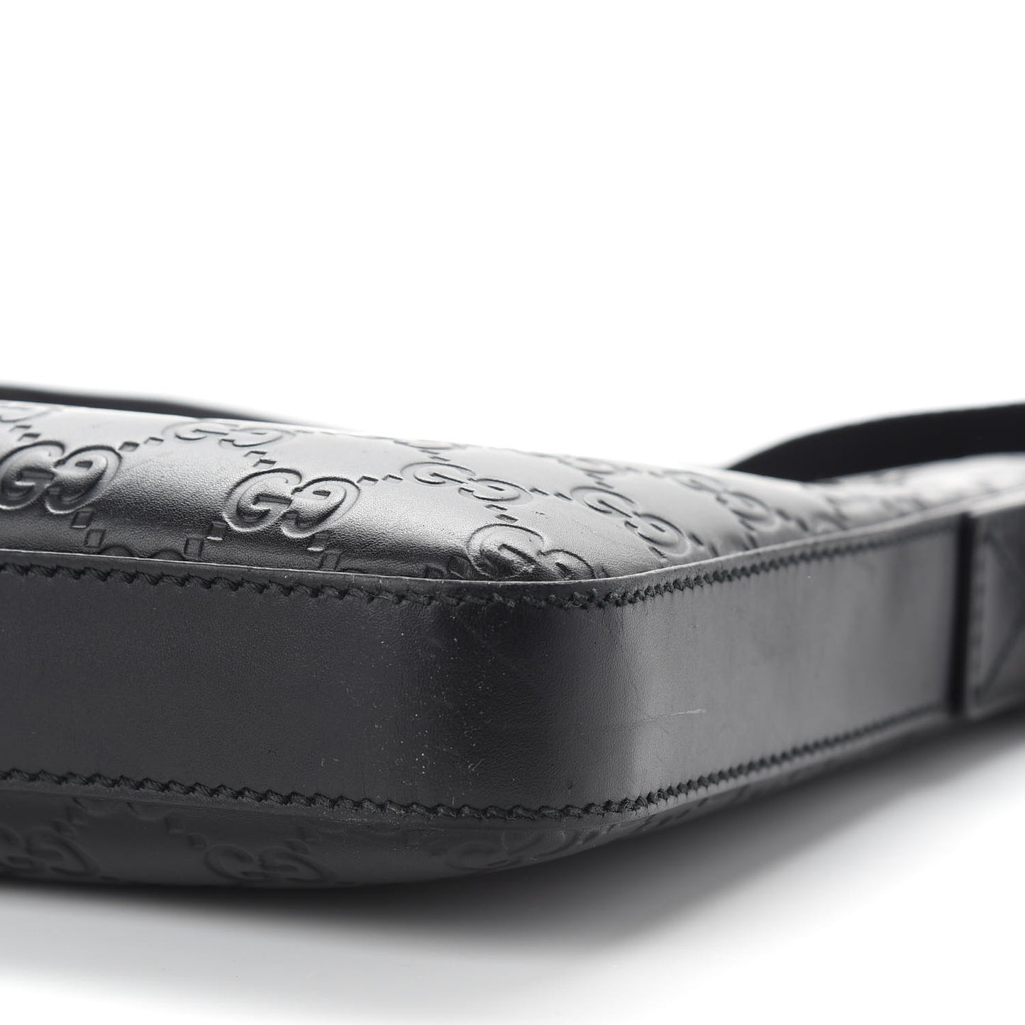 Guccissima Signature Small Messenger Bag Black