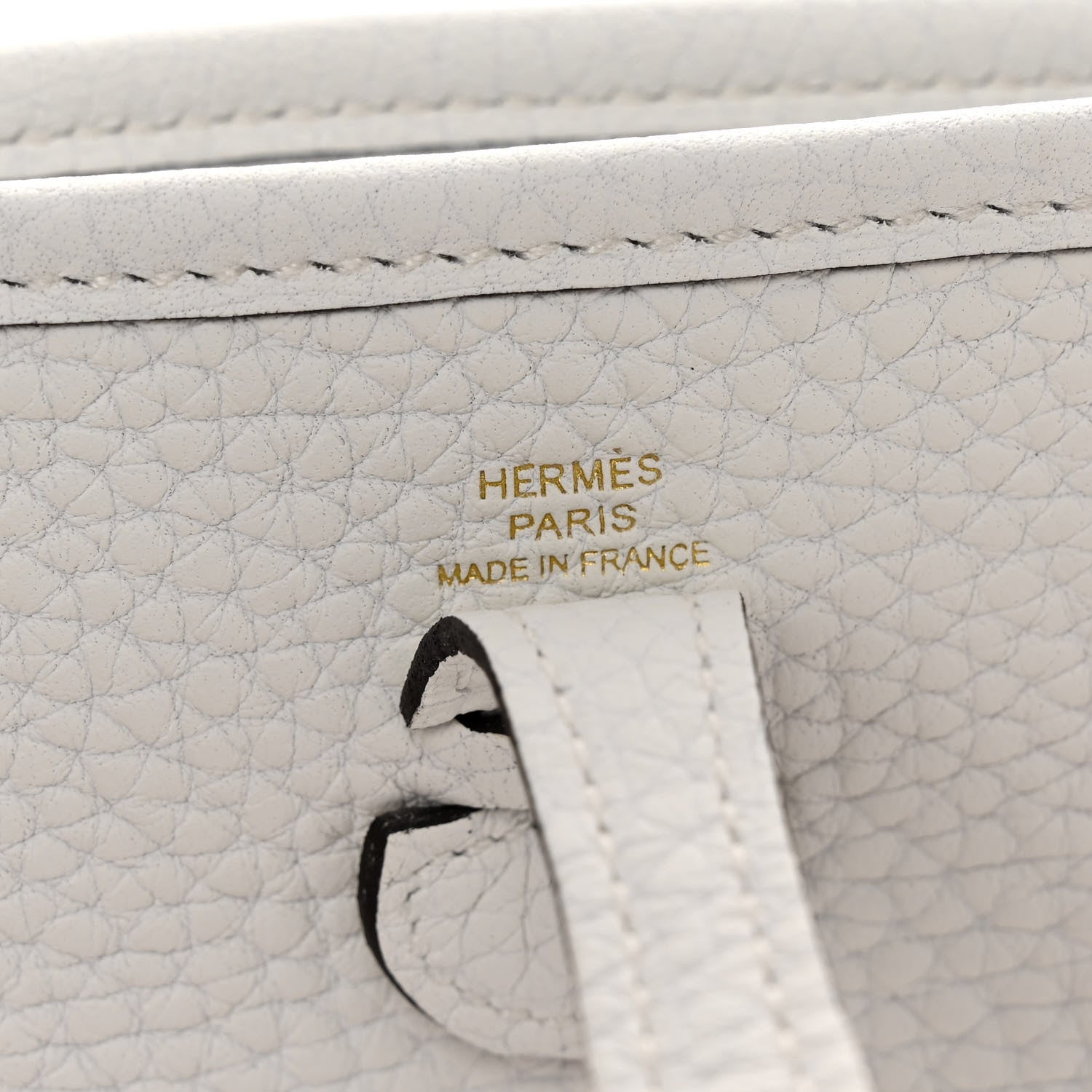 Hermes Taurillon Clemence Amazone Evelyne TPM New White 6 of 10