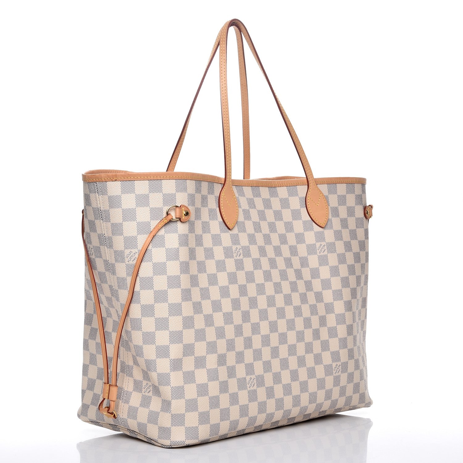 Louis Vuitton Damier Azur Neo Neverfull GM Rose Ballerine 3 of 9