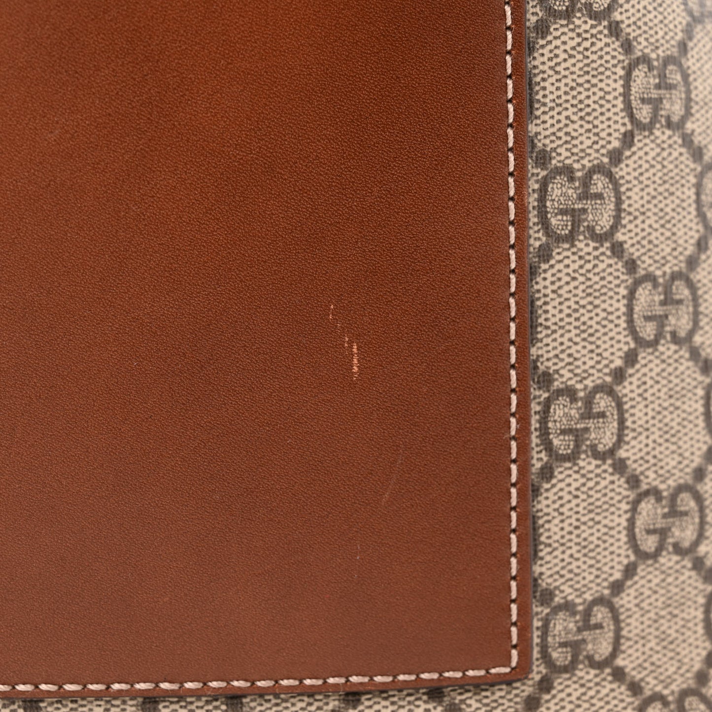 GG Supreme Monogram Linea A Hobo Brown