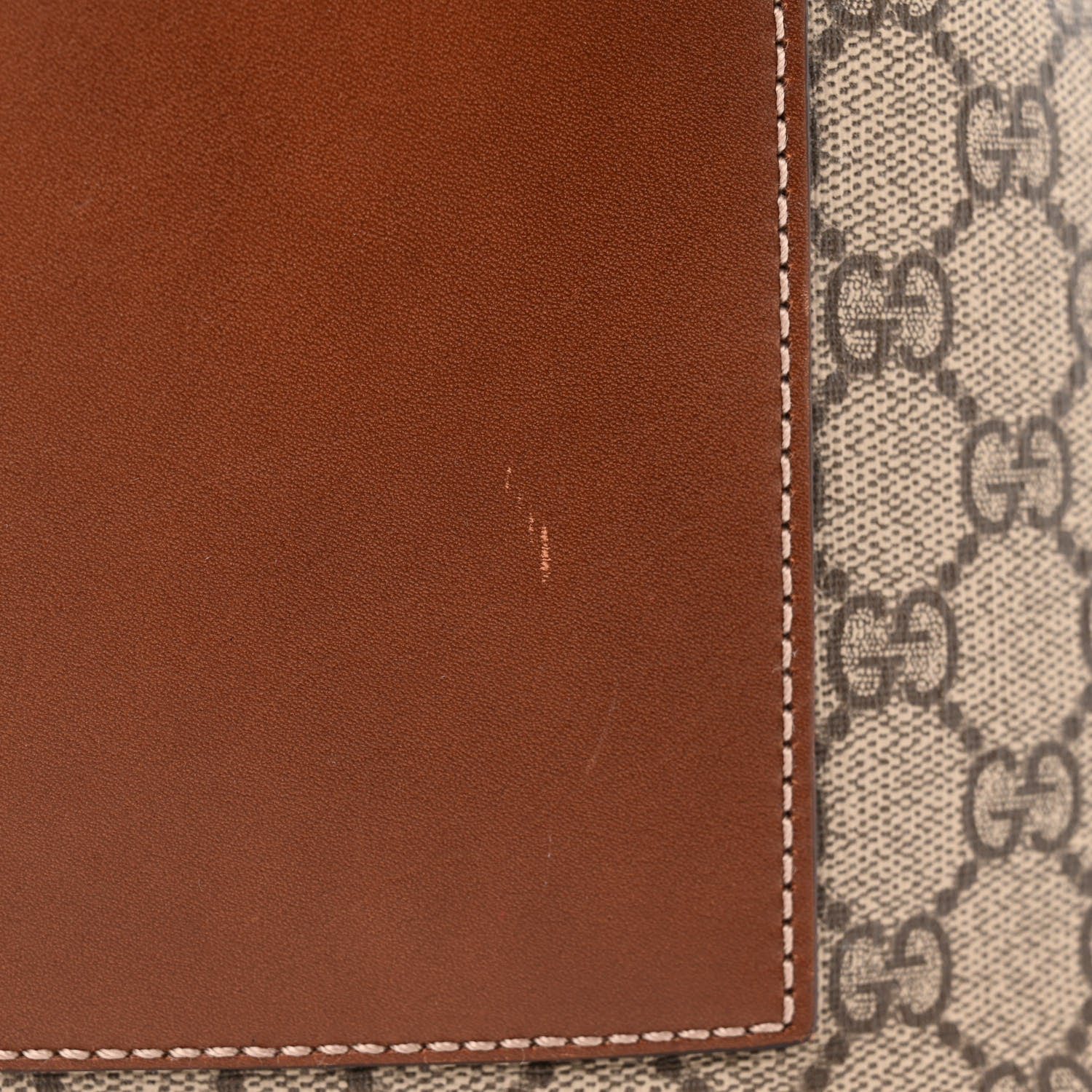 Gucci GG Supreme Monogram Linea A Hobo Brown 14 of 15