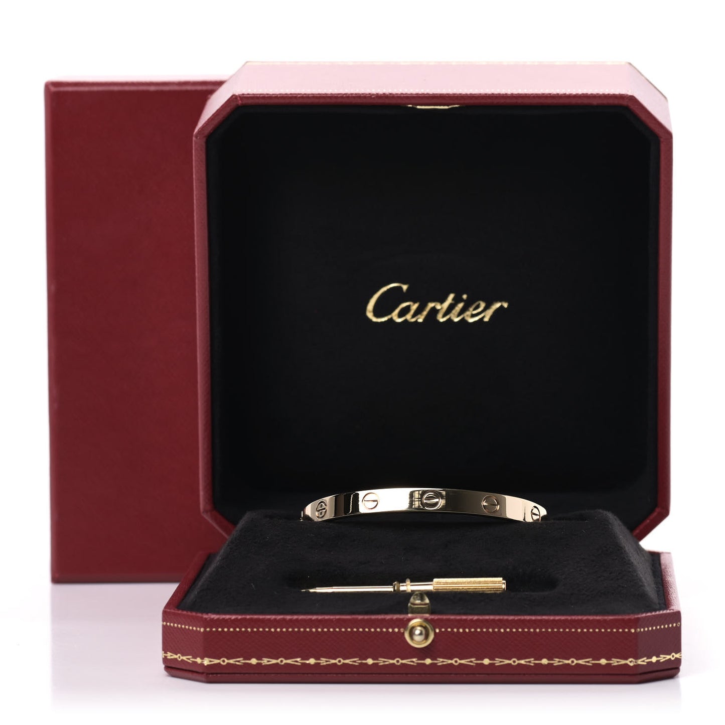 18K Yellow Gold LOVE Bracelet 17