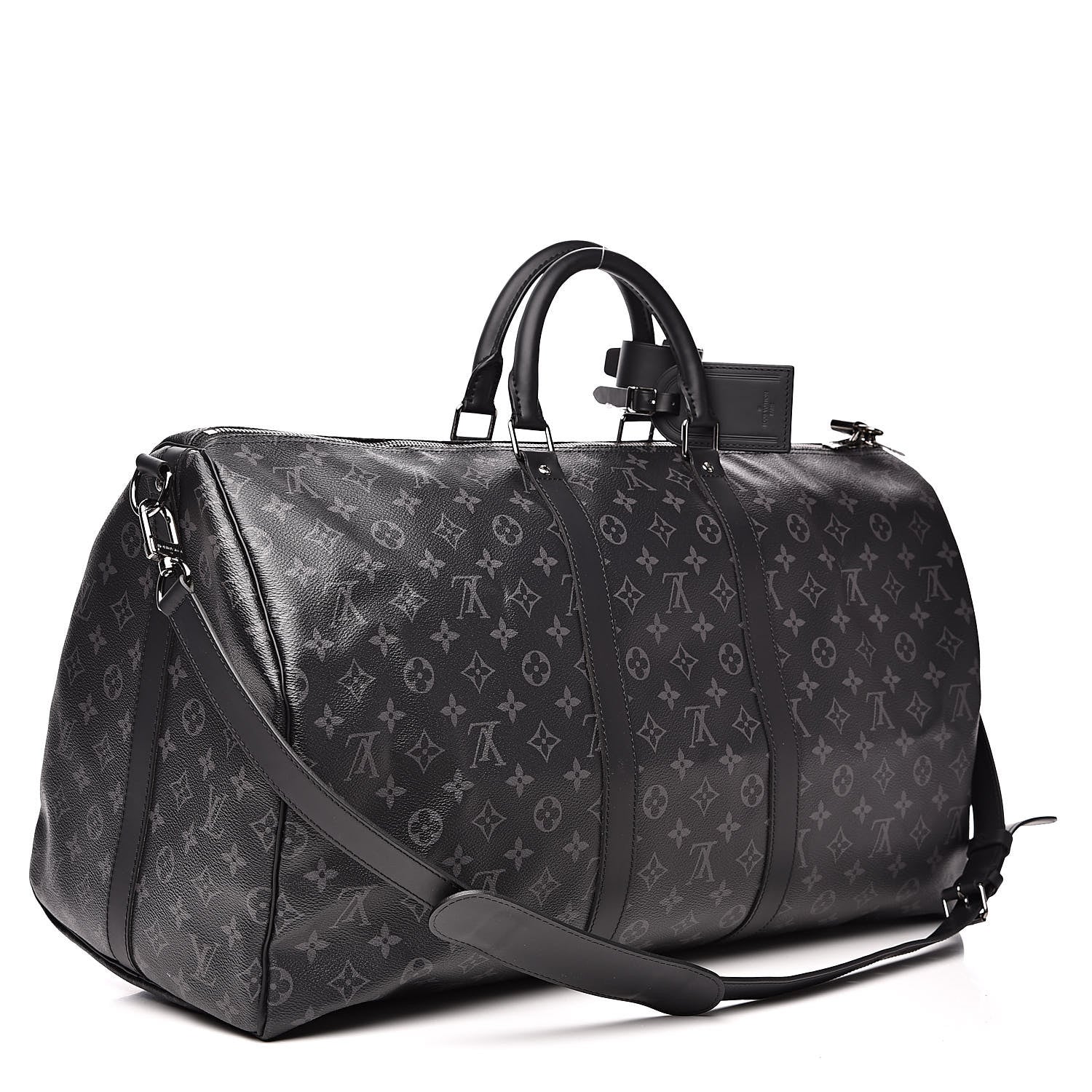 Louis Vuitton Monogram Eclipse Keepall Bandouliere 55 3 of 11