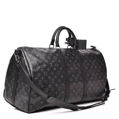 Louis Vuitton Monogram Eclipse Keepall Bandouliere 55 3 of 11