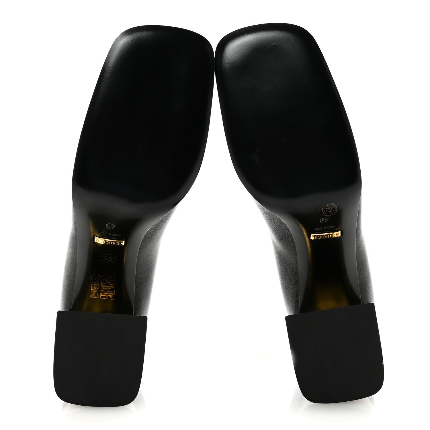 Gucci Malaga Kid Horsebit 75mm Pumps 40 Black 6 of 10