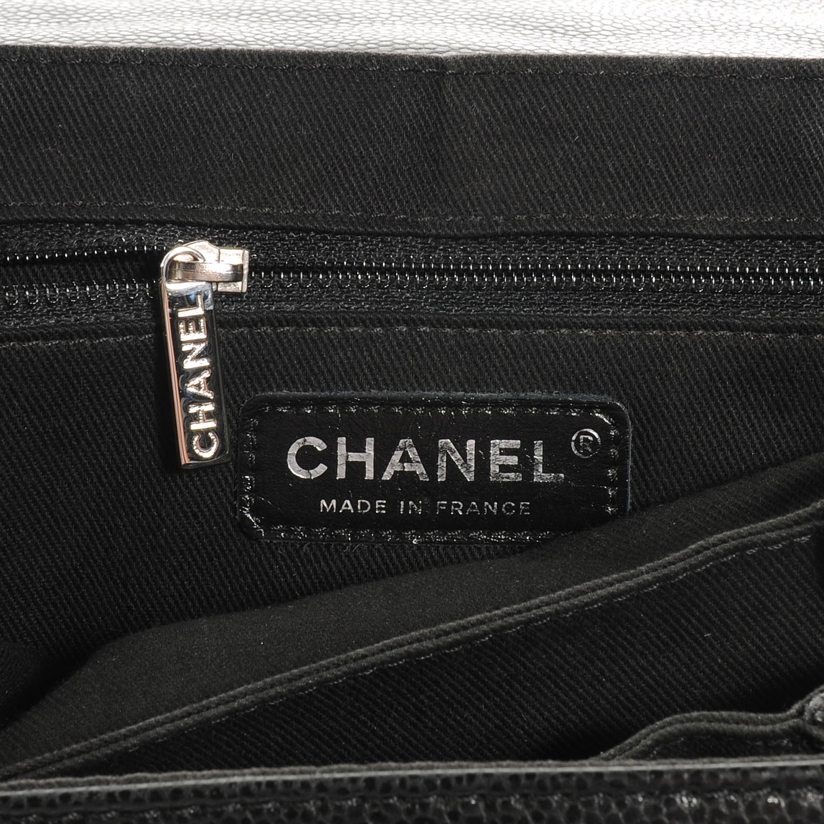 Chanel Caviar Quilted Timeless Accordion Flap Black 6 of 8