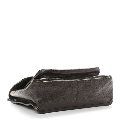 Saint Laurent Crinkled Calfskin Matelasse Monogram Medium Niki Chain Satchel Faggio 6 of 14