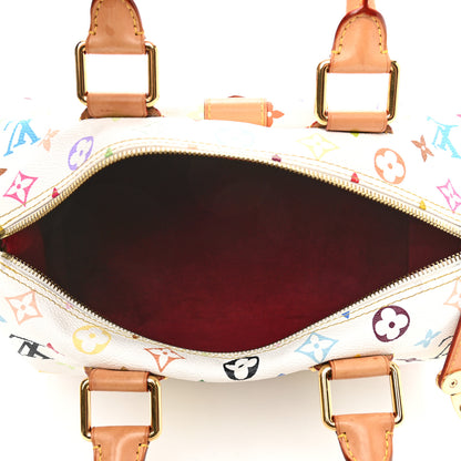 Louis Vuitton Monogram Multicolor Speedy 30 White 5 of 10