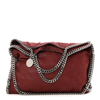 Stella McCartney Shaggy Deer Falabella Fold Over Tote Wine 1 of 9