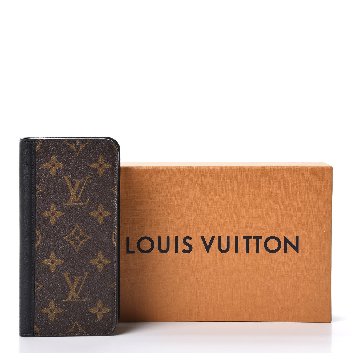 Louis Vuitton Monogram iPhone XS Max Folio Case Black 8 of 8