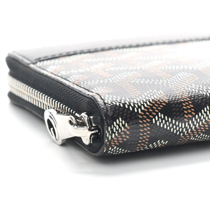Goyard Goyardine Matignon Zip Around GM Wallet Black 7 of 8