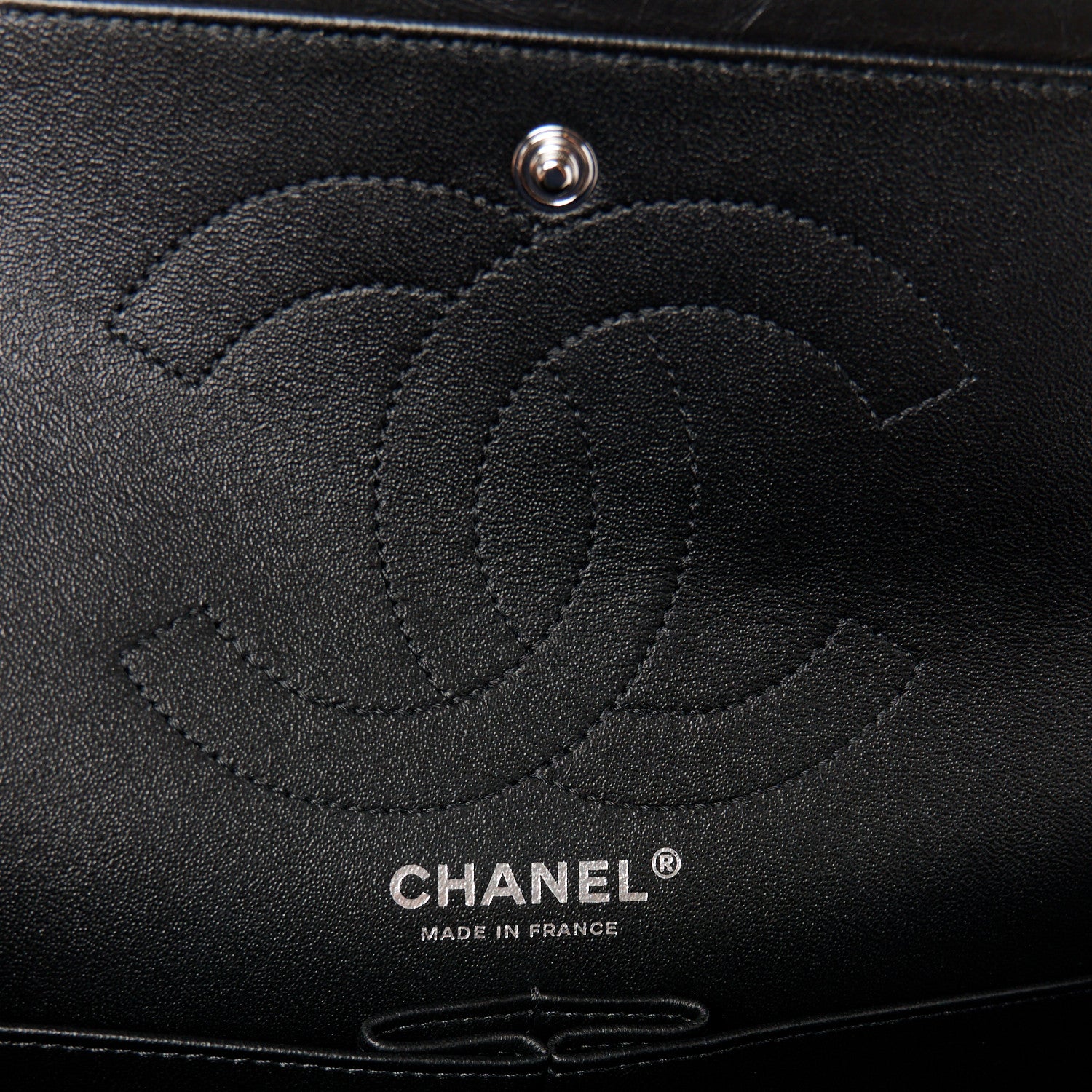 Chanel Aged Calfskin Chevron Quilted 2.55 Reissue 226 So Black 6 of 11
