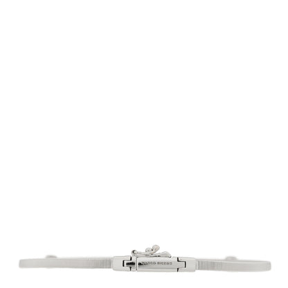 Marco Bicego 18K White Gold Diamond Masai Medium Three Station Bracelet 2 of 4