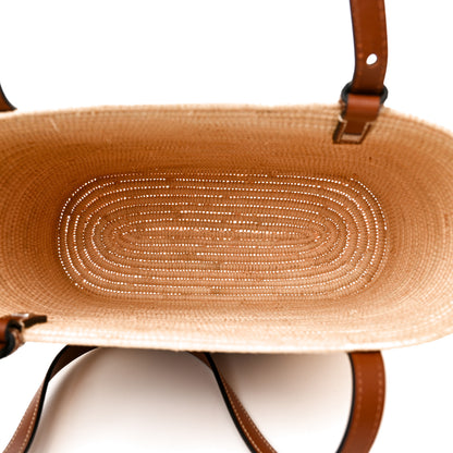 Loewe Raffia Small Square Basket Tote Bag Natural Tan 5 of 12