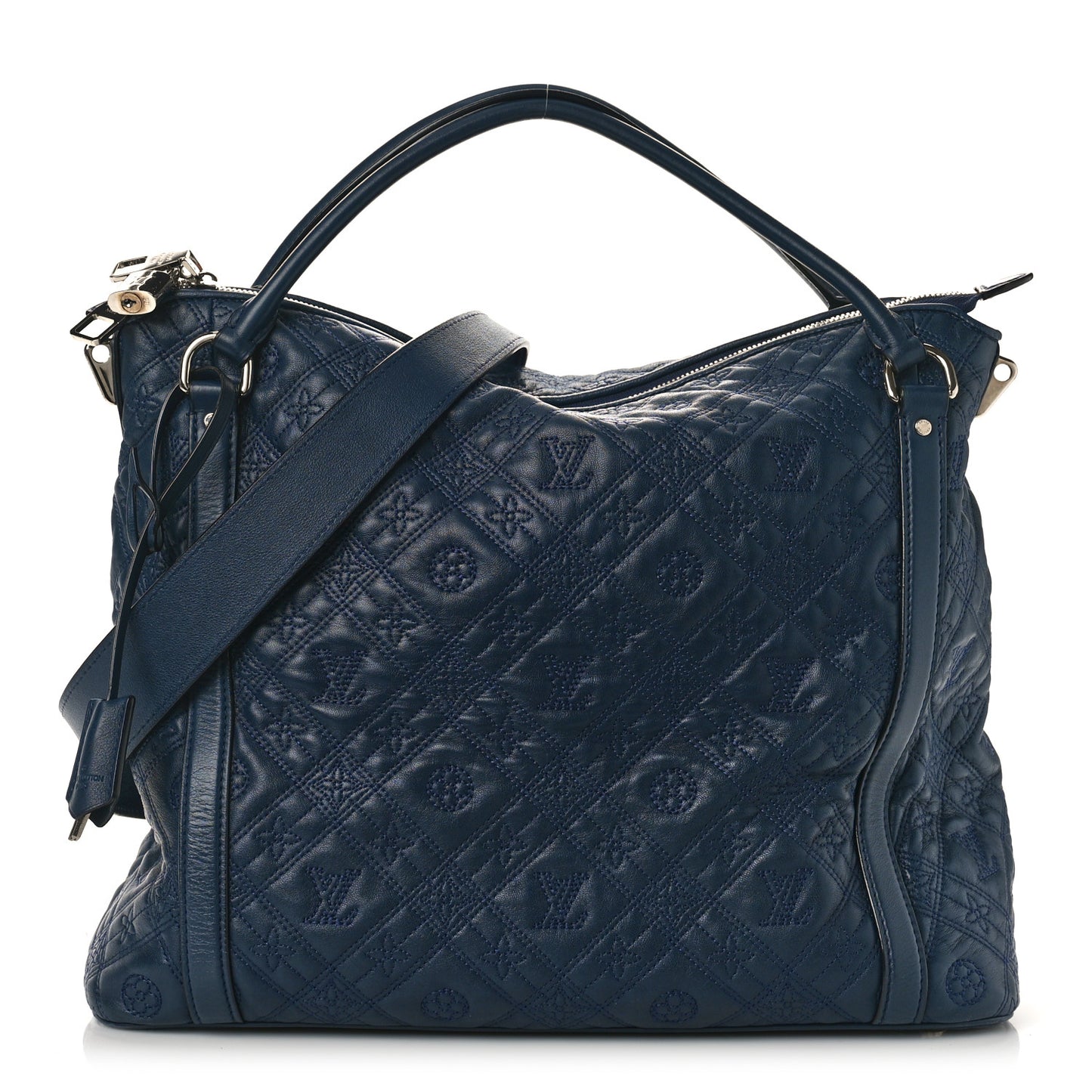 Monogram Lambskin Antheia IXIA MM Indigo