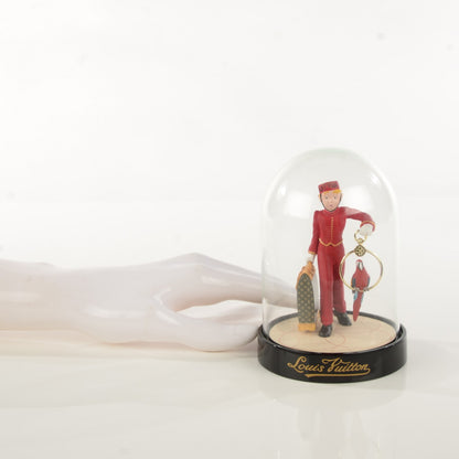 Louis Vuitton Glass Porter Bell Boy Snow Globe Boule 2 of 5