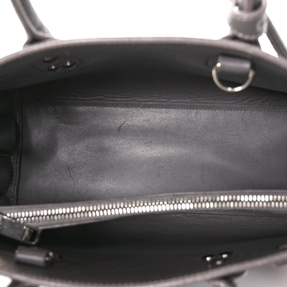 Saint Laurent Grained Calfskin Topstich Baby Sac De Jour Grey 6 of 15