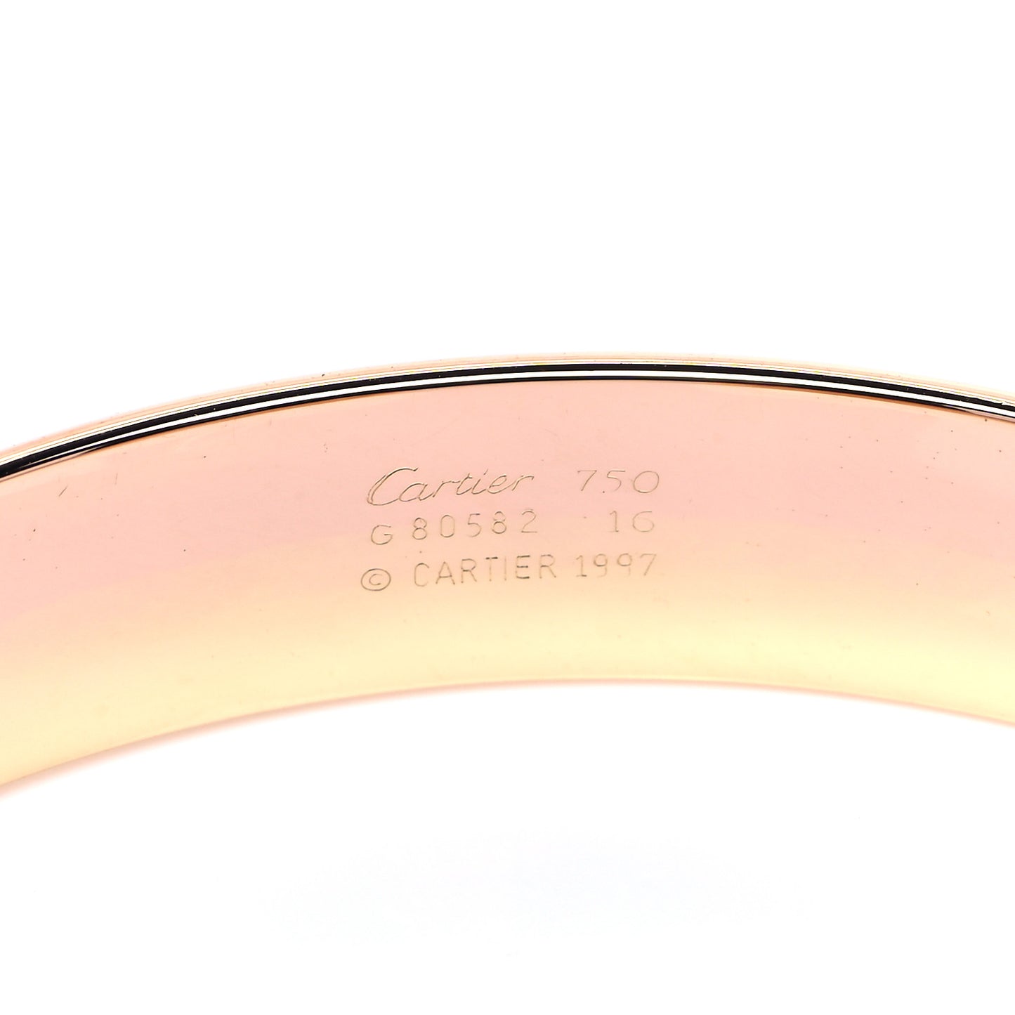 18K Pink Yellow White Gold Trinity De Cartier Cuff Bracelet
