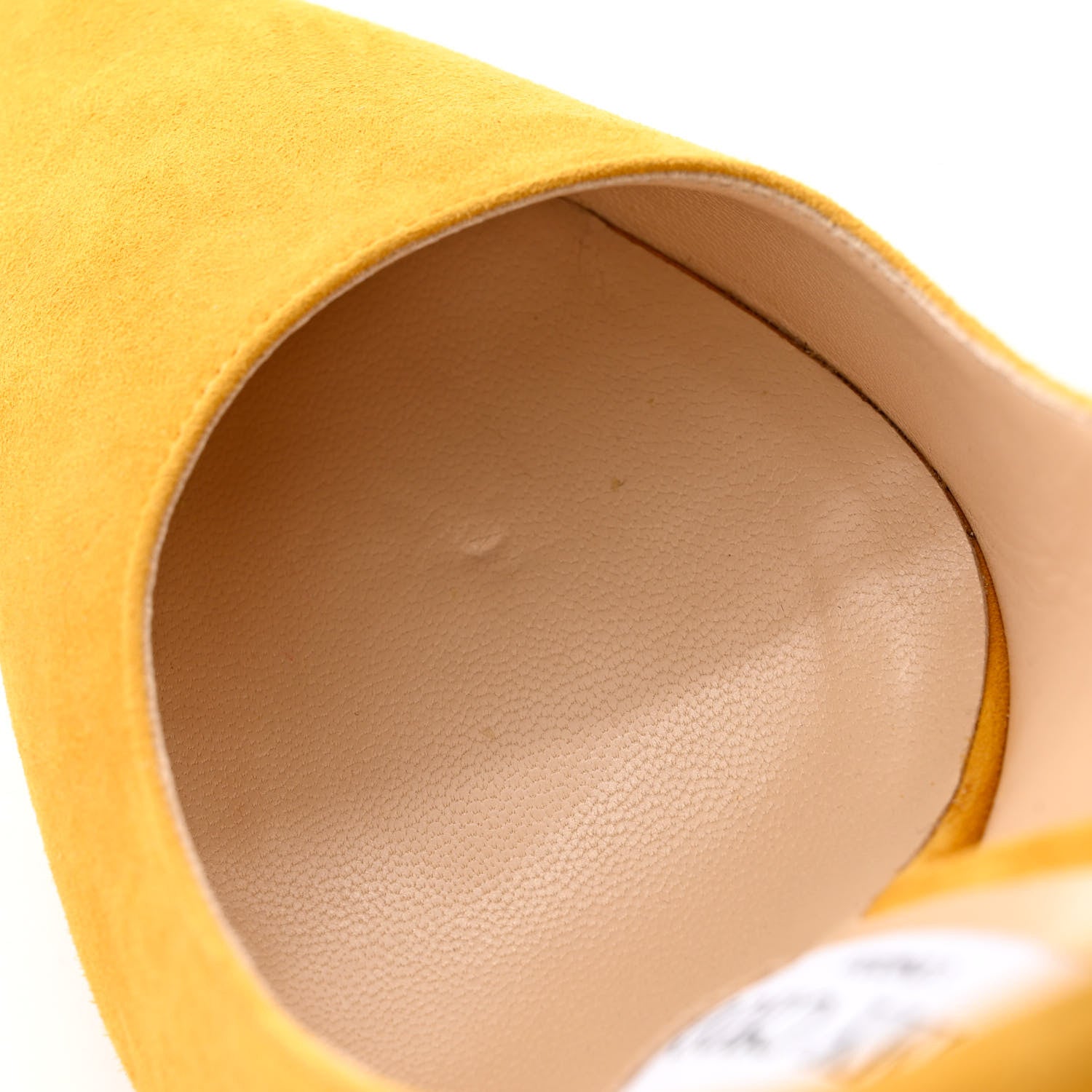 Jimmy Choo Suede Romy 85 Pumps 36 Yellow 10 of 10