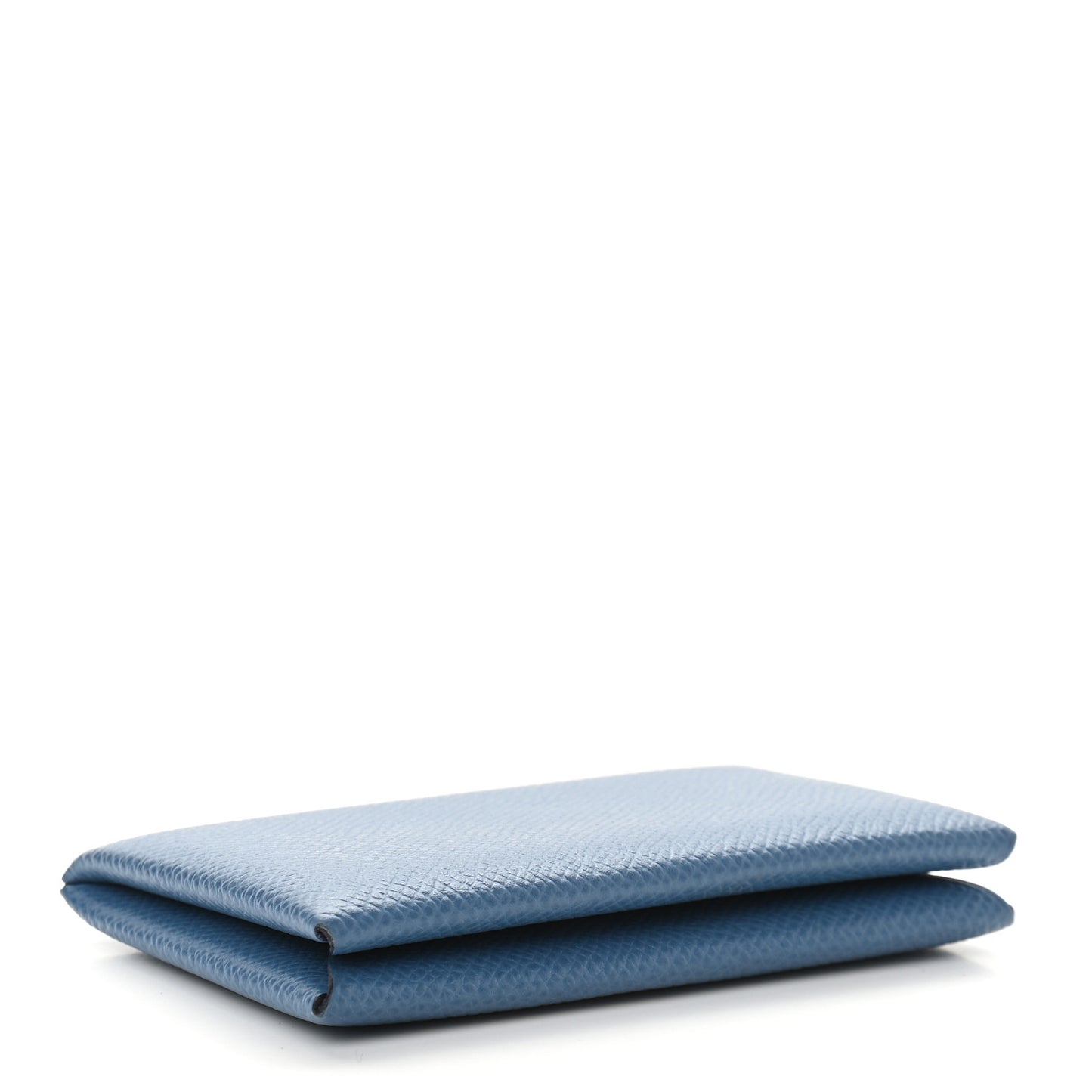Epsom Calvi Card Case Bleu Agate