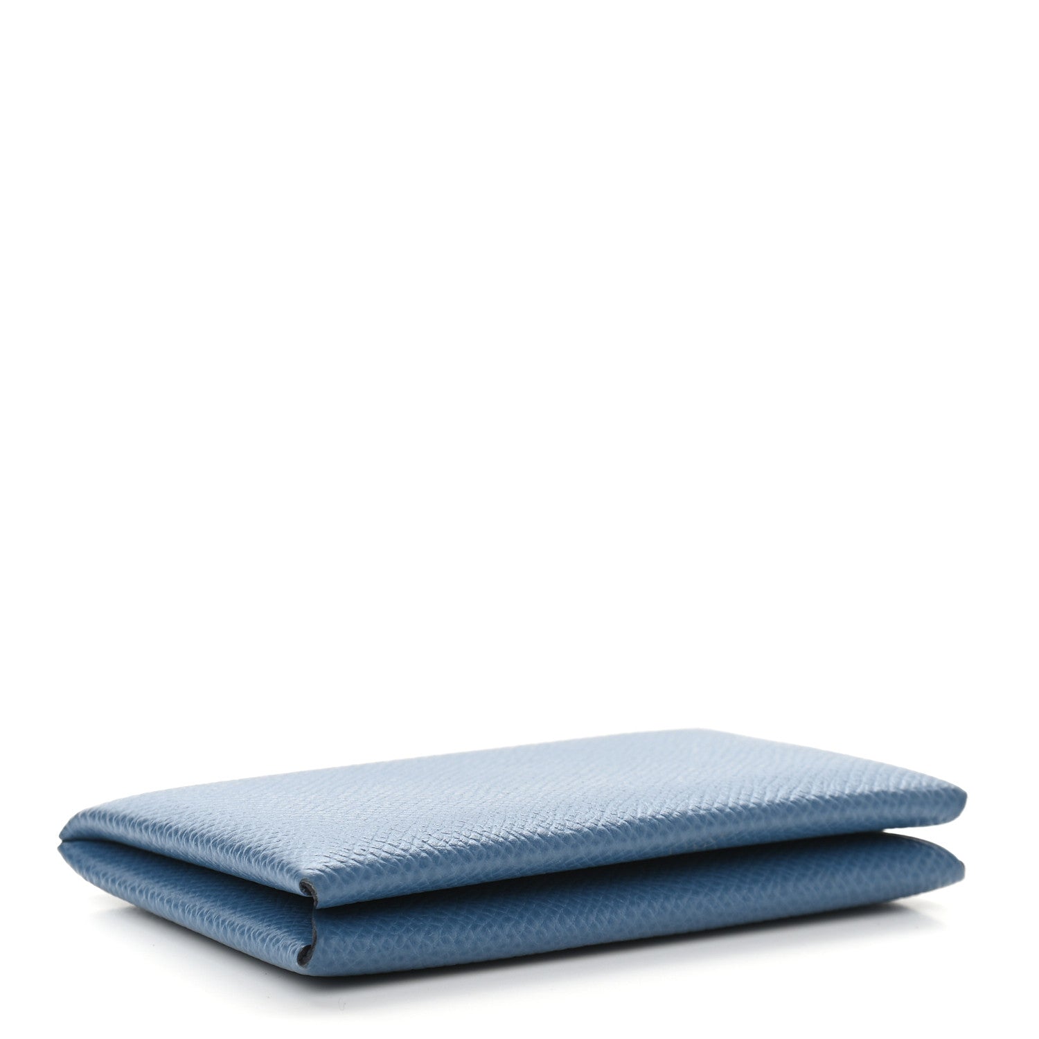Hermes Epsom Calvi Card Case Bleu Agate 4 of 7
