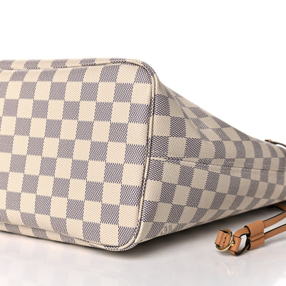 Louis Vuitton Damier Azur Braided Neverfull MM Orange 10 of 12