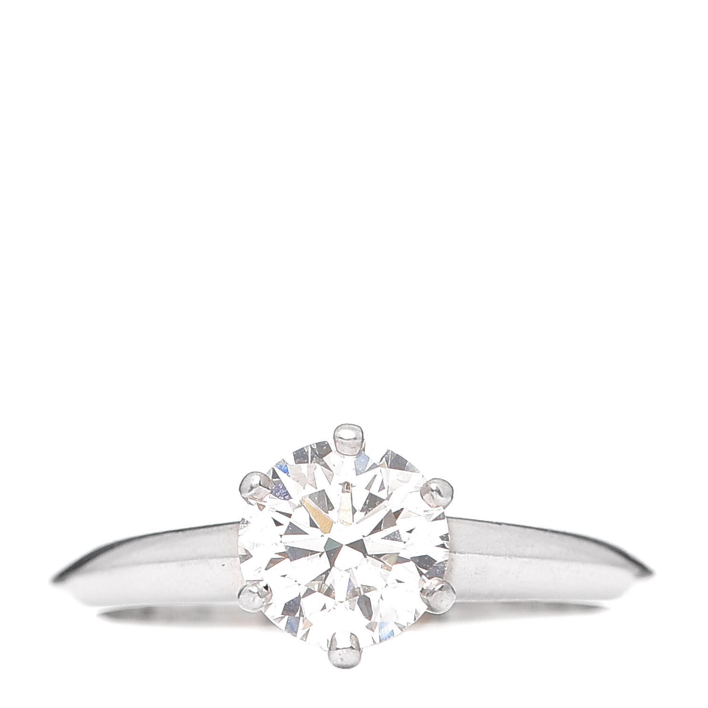 Platinum Diamond 1.17ct Solitaire Engagement Ring 54 7