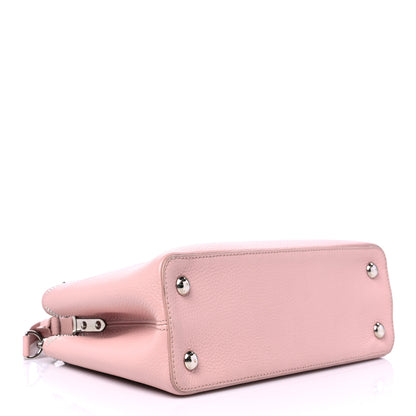 Louis Vuitton Taurillon Flowers Capucines PM Magnolia 4 of 20