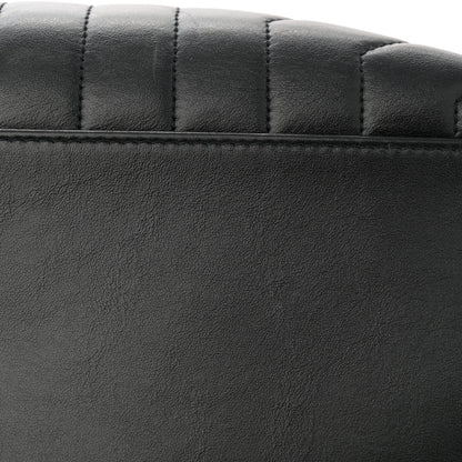 Saint Laurent Calfskin Y Quilted Monogram Large Loulou Chain Satchel Black 13 of 14