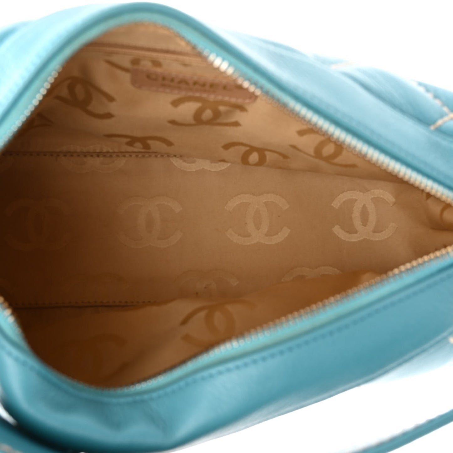 Calfskin Wild Stitch Surpique Hobo Blue