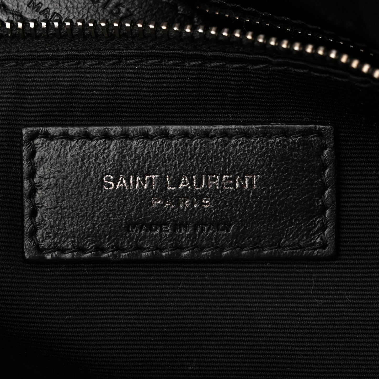 Crinkled Calfskin Matelasse Monogram Large Niki Chain Satchel Black