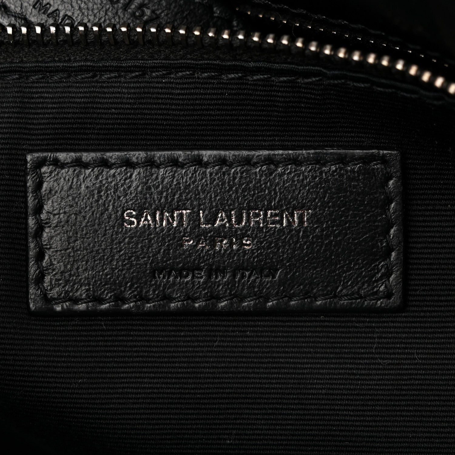 Saint Laurent Crinkled Calfskin Matelasse Monogram Large Niki Chain Satchel Black 6 of 10