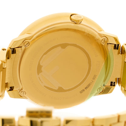 Fendi Stainless Steel 36mm Run Away Quartz Watch Gold 4 of 5