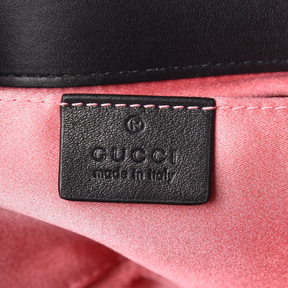 Gucci Velvet Matelasse Mini GG Marmont Shoulder Bag Black 8 of 11