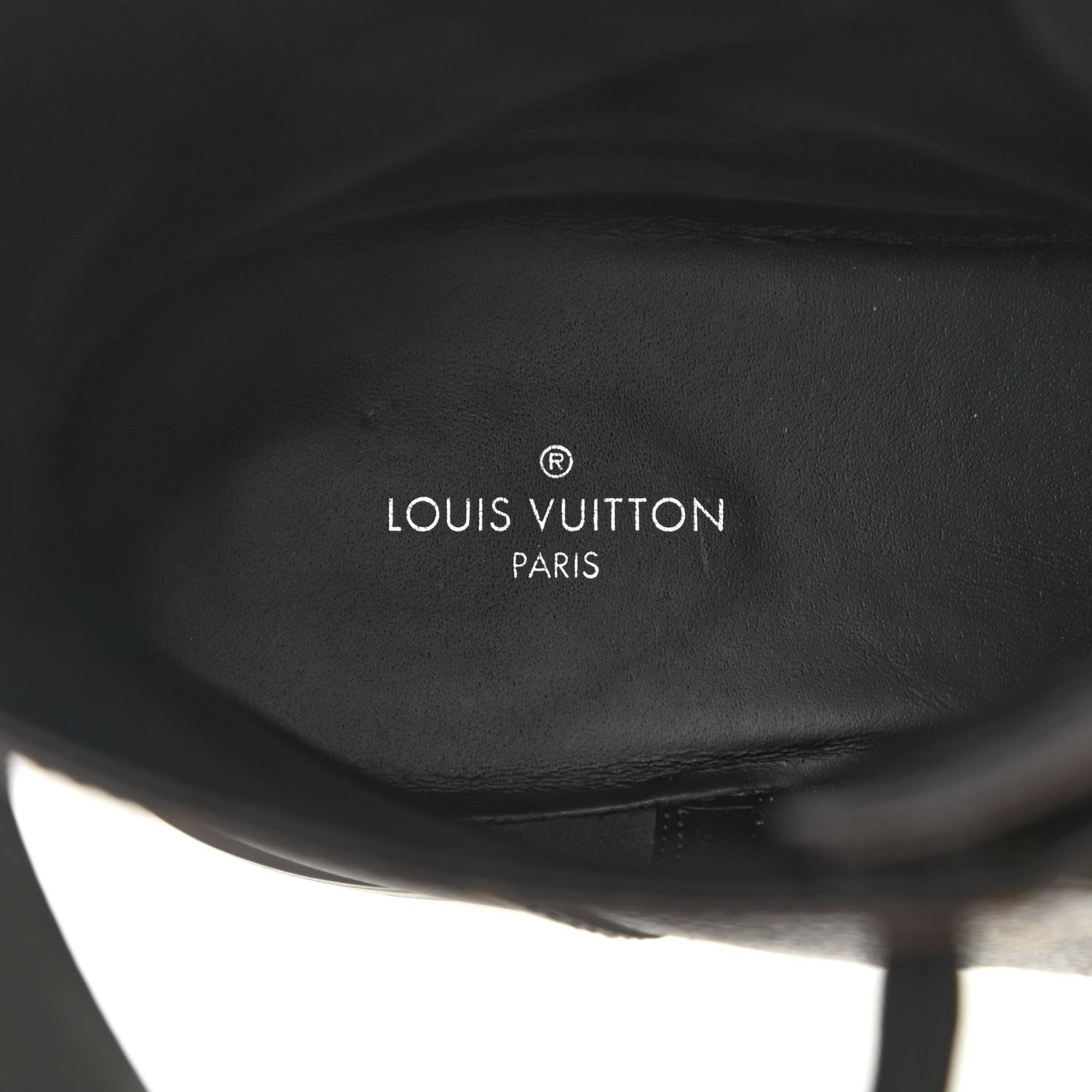 Louis Vuitton Calfskin Monogram Wonderland Flat Ranger Boots 38 Black 6 of 10