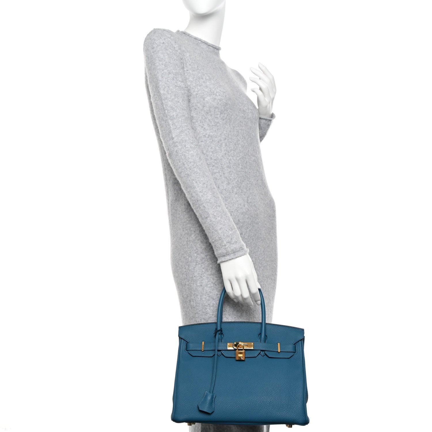 Hermes Togo Birkin 30 Cobalt 3 of 12