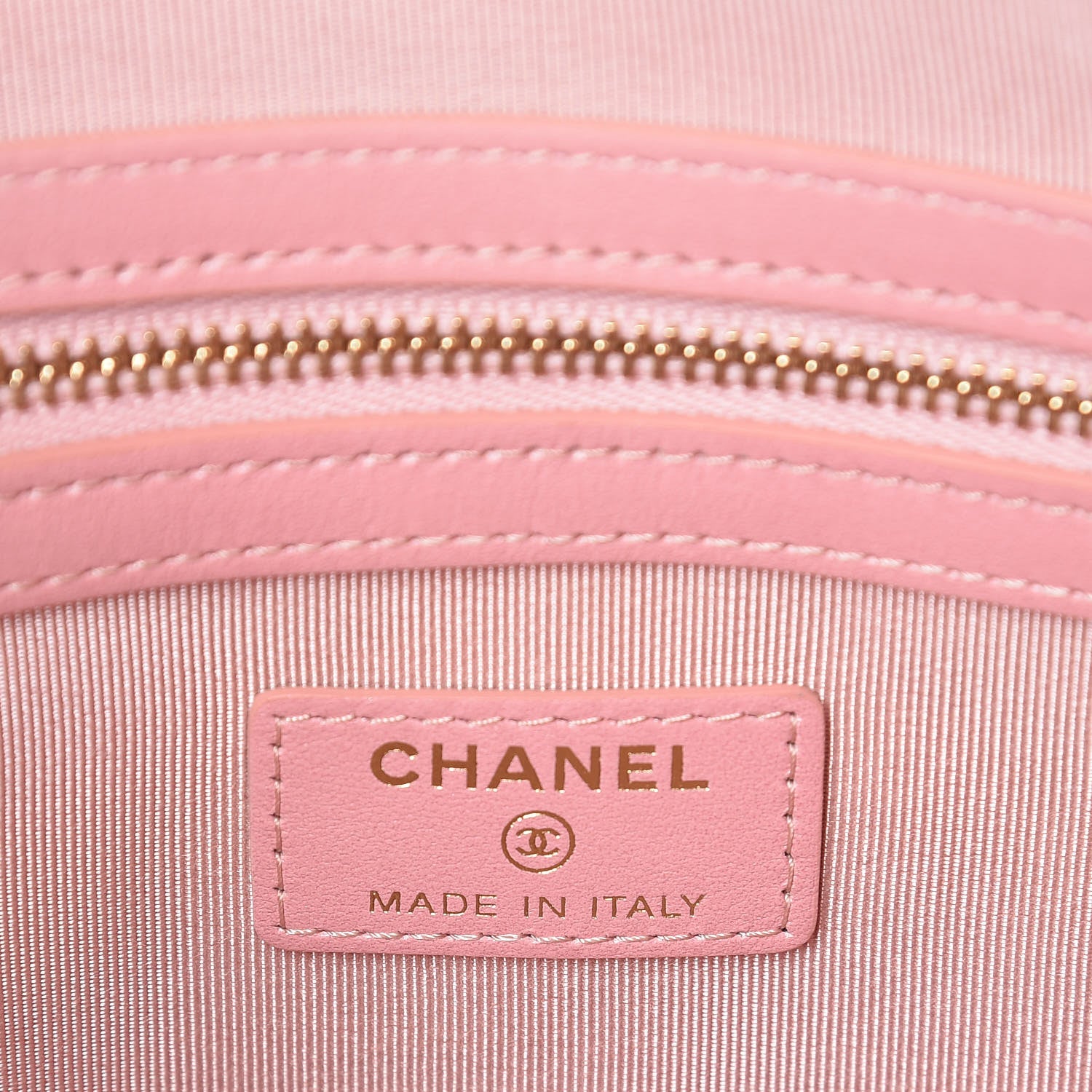 Chanel Iridescent Caviar Medium Night by the C Pouch Clutch Rose Pink 6 of 10