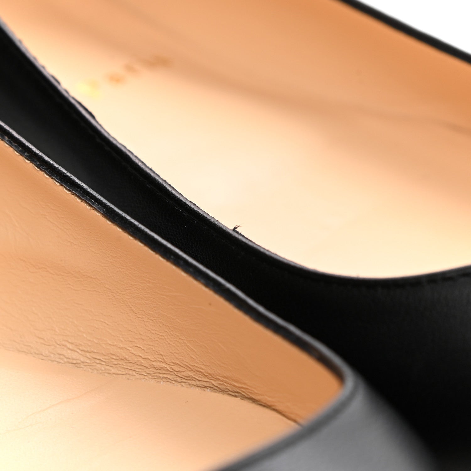 Christian Louboutin Shiny Nappa Ballalla Flats 40 Black 9 of 10