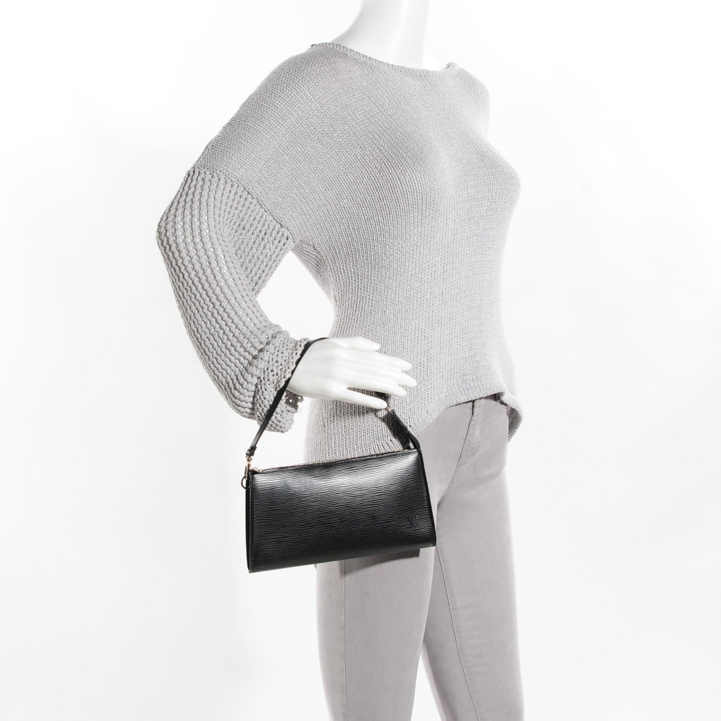 Epi Pochette Accessories 24 Black