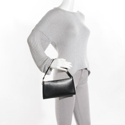 Louis Vuitton Epi Pochette Accessories 24 Black 2 of 7