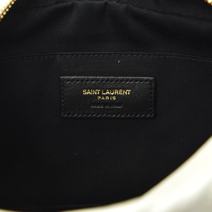 Saint Laurent Calfskin Matelasse Monogram Lou Camera Bag Crema Soft 7 of 9