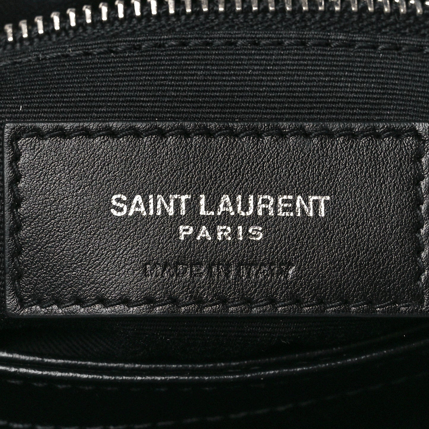 Calfskin Y Quilted Monogram Toy Loulou Crossbody Bag Black