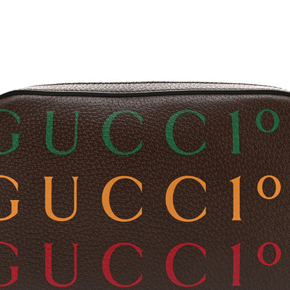 Gucci Textured Dollar Calfskin Gucci 100 Aria Belt Bag 80 32 New Acero Multicolor 9 of 11