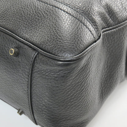 Burberry Pebbled Leather Tote Black 4 of 12