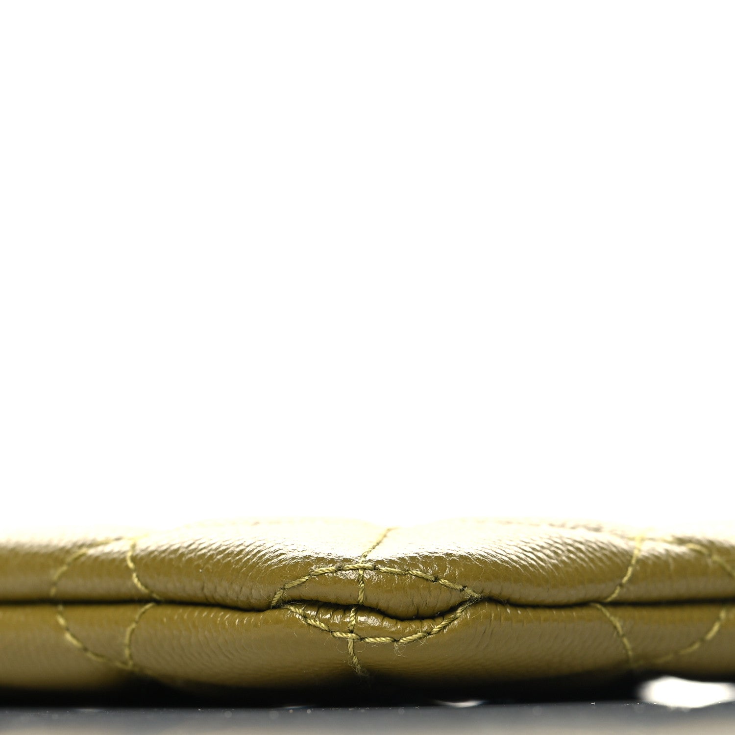 Chanel Caviar Crystal Quilted Coco Candy Cosmetic Case Green 10 of 11
