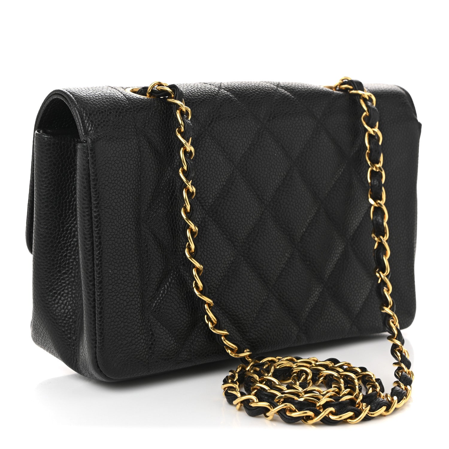 Chanel Caviar Quilted Small Single Flap Black 3 of 11