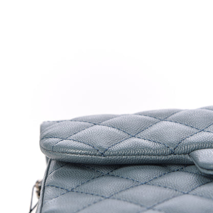 Chanel Caviar Quilted Medium Urban Companion Flap Blue 9 of 16