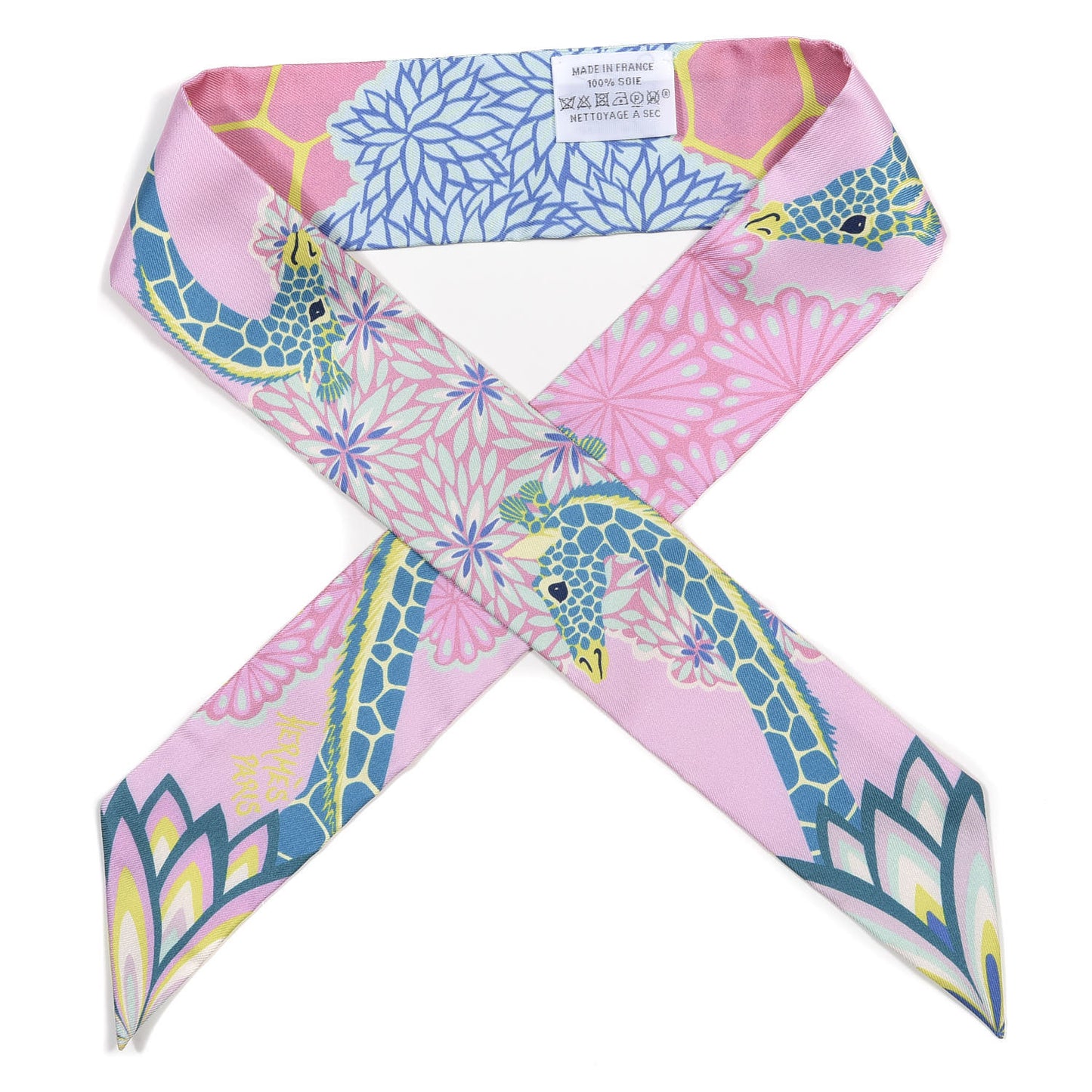 Silk The Three Graces Twilly Rose Bonbon Canard